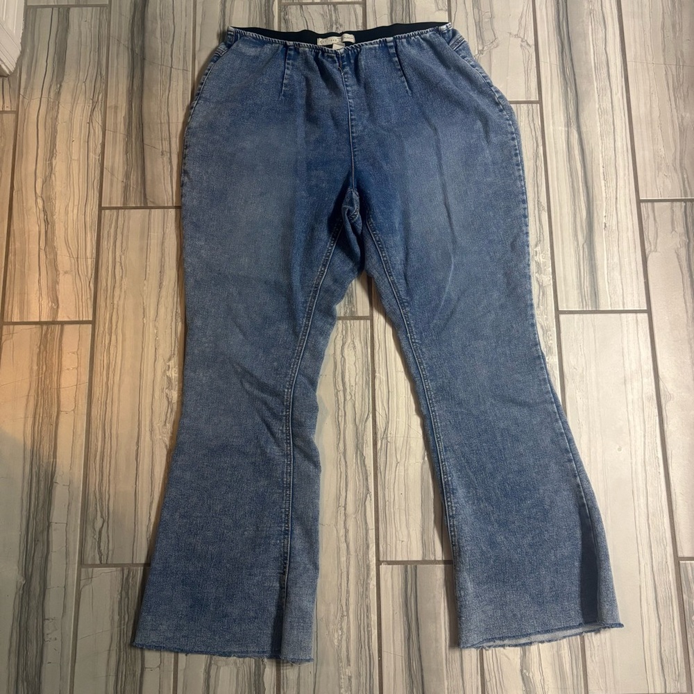 Women's Blue Flare Jeans